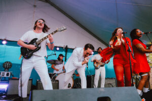 Band performing at Hotel Vegas in Austin