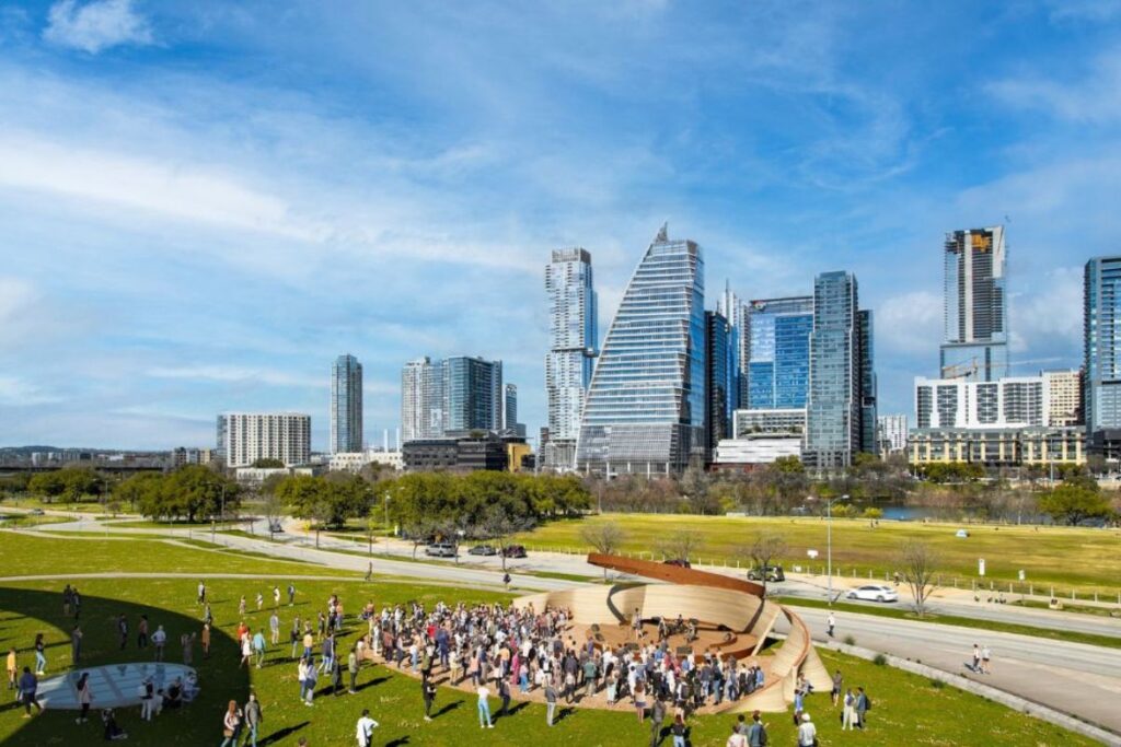 The Drop In summer concert series in Austin, Texas