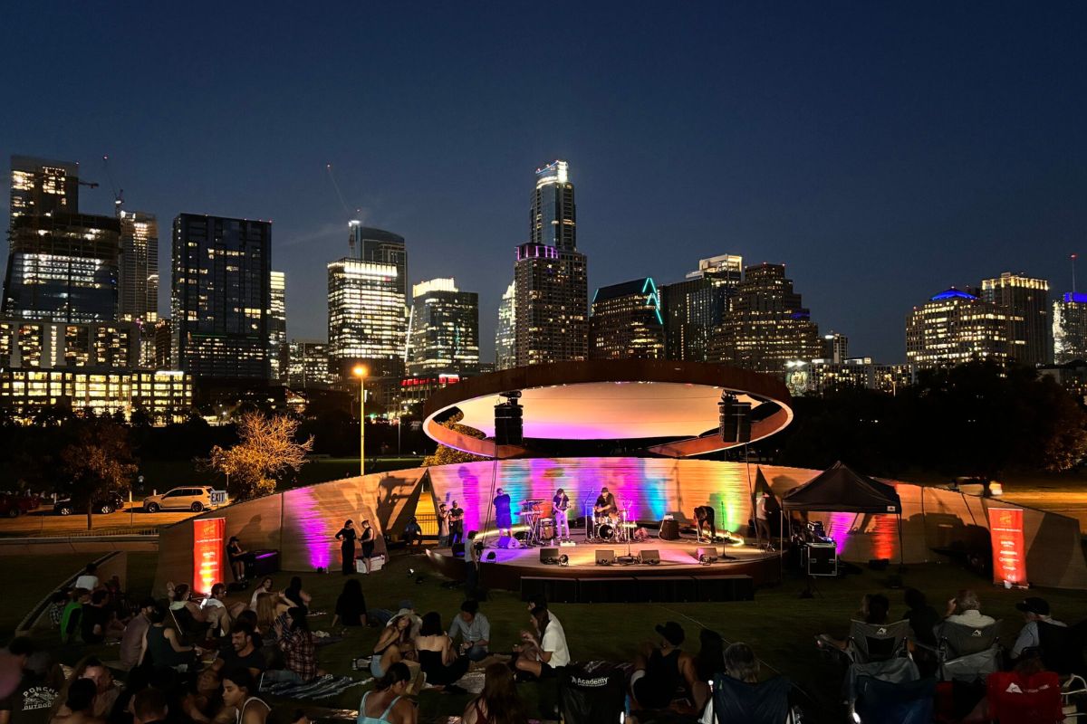 The Drop In Concerts Series at The Long Center, one of the best June events in Austin this summer.