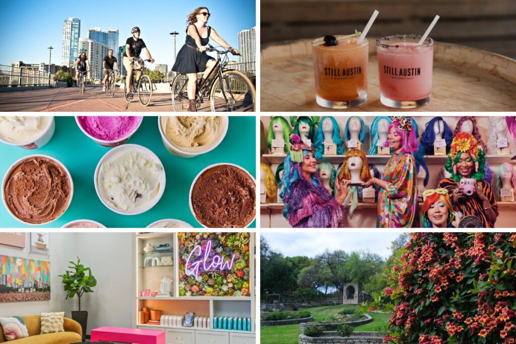 Available activities to choose from in the Austin Summer Fun Package by the Heywood Hotel