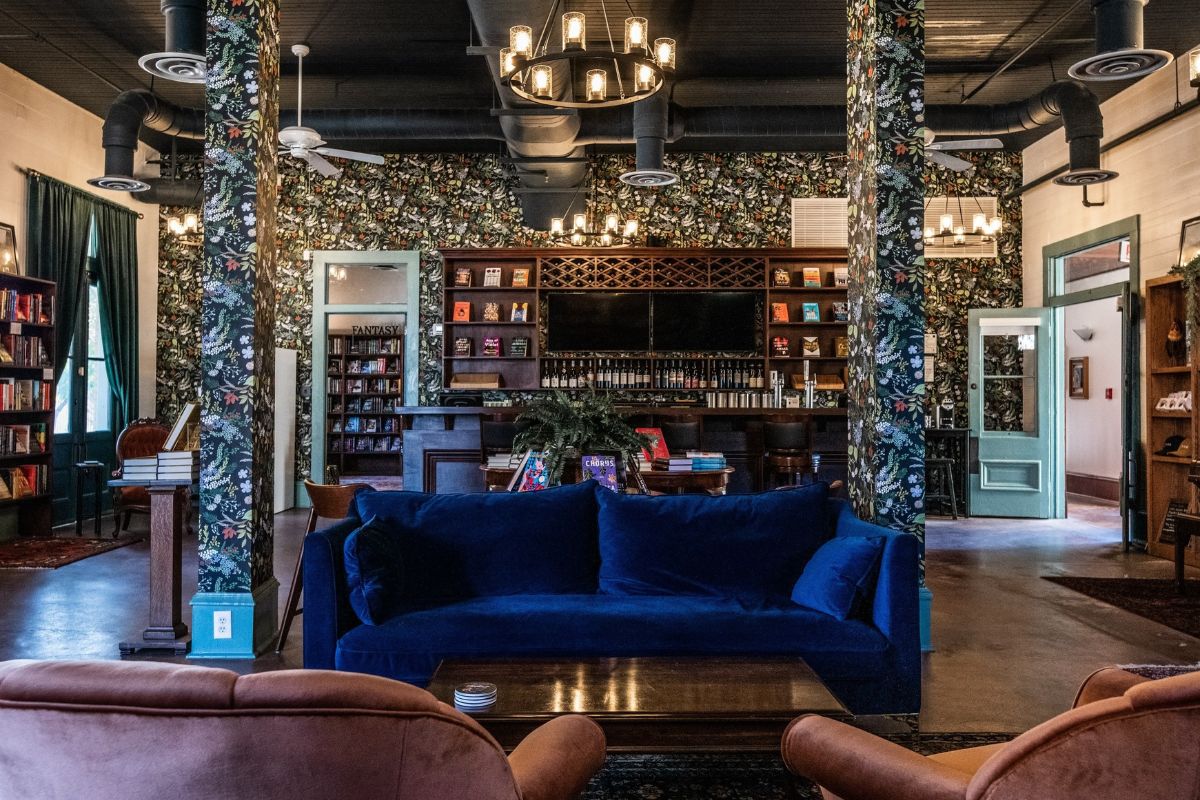 Vintage Bookstore & Wine, an independent bookstore in Austin.